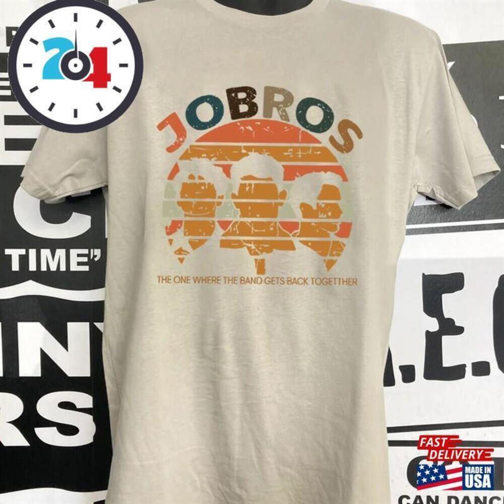Retro Jobros Jonas Brothers Tour T-shirt Unisex - Picture 1 of 4